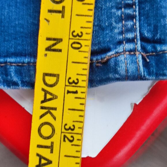 Jones New York Lexington jeans women's size 12 denim blue straight high rise - Picture 14 of 16